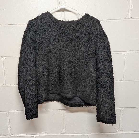Lululemon Wool Whenever Crew Sweatshirt Boxy Pullover Sherpa Womens Size 6 - Picture 1 of 6